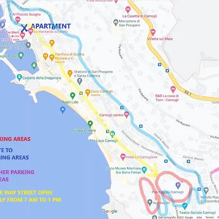 Casaviva - Trilocale Sul Mare Con Terrazza A * Camogli